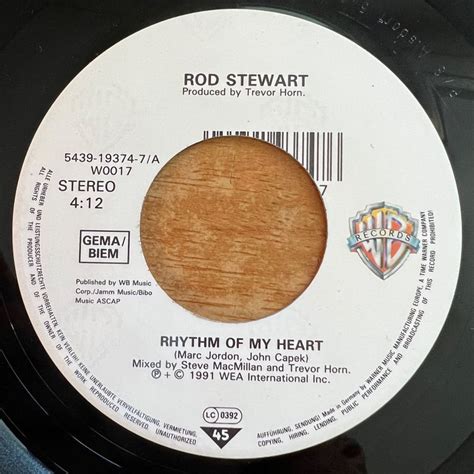 Rod Stewart Rhythm Of My Heart 1 EU Press 1991 Kaufen Auf Ricardo