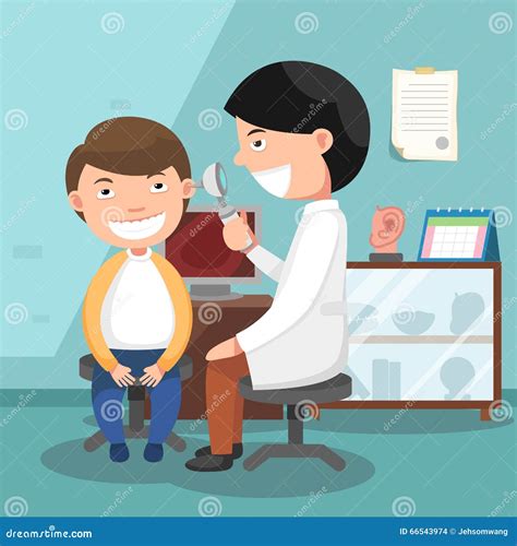 Illustration Of Physical Examination Cartoon Vector | CartoonDealer.com ...