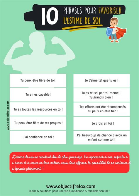 Phrases Pour Favoriser L Estime De Soi De Son Enfant En