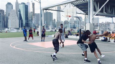 Brooklyn Bridge Park Basketball Courts Photos - prntbl ...