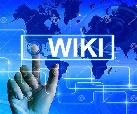 El Mapa De Wiki Exhibe La Información De Internet Y El Sitio Web De La