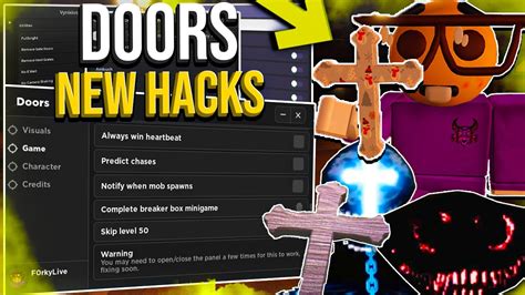 New Roblox Doors Script Gui Hack Entity Spawner Get Crucifix