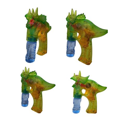 Brinquedo Pistola De Sabão Dinossauro Solta Bolhas Luz Shopee Brasil