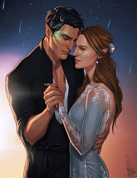 Imagen Rhysand Y Feyre En La Caída De Las Estrellas Una Corte