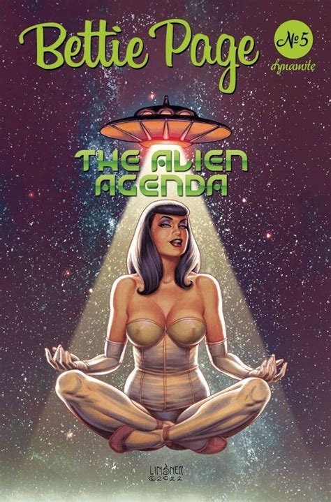 Bettie Page The Alien Agenda Comic Book Dynamite Comic