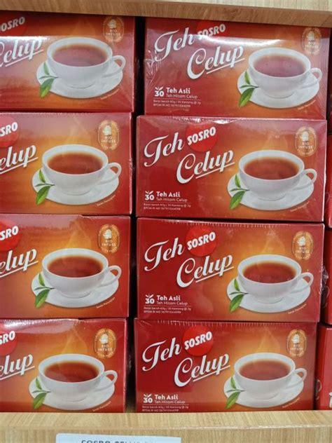 Teh Celup Sosro Teh Asli Teh Hitam 60gr Isi 30 Lazada Indonesia