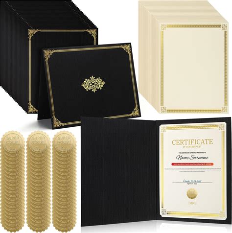 Amazon Kosiz 300 Pcs Graduation Certificates Kit Includes 100Pcs