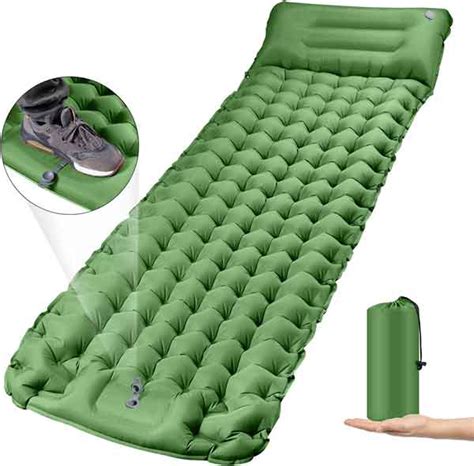 Matelas Avec Pompe Pied Int Gr E Tentes Et Campings