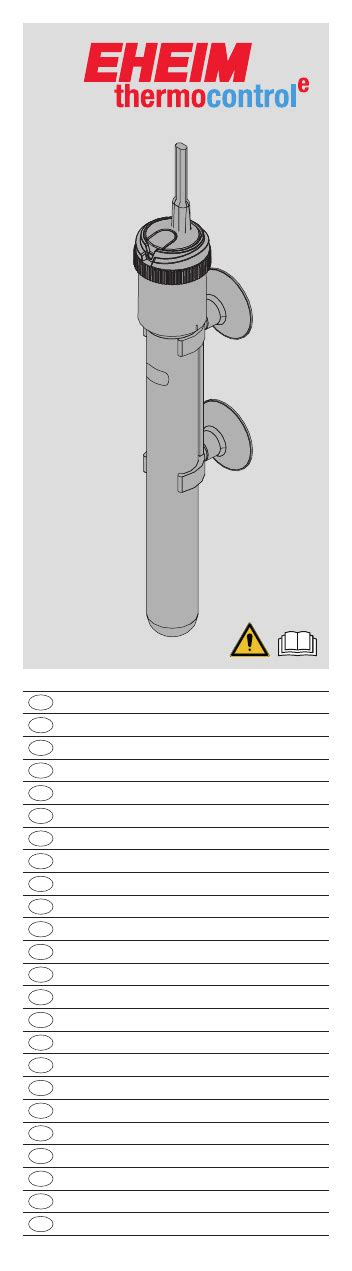 Bedienungsanleitung Eheim thermocontrol e 125 (Deutsch - 92 Seiten)