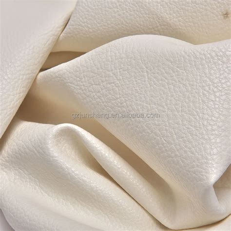 Suede Backing Semi Pu Synthetic Leather Lychee Texture Pu Leather For