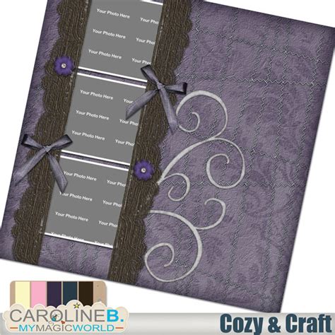 Cozy Craft Quickpage Caroline B Design Digital Scrapbooking