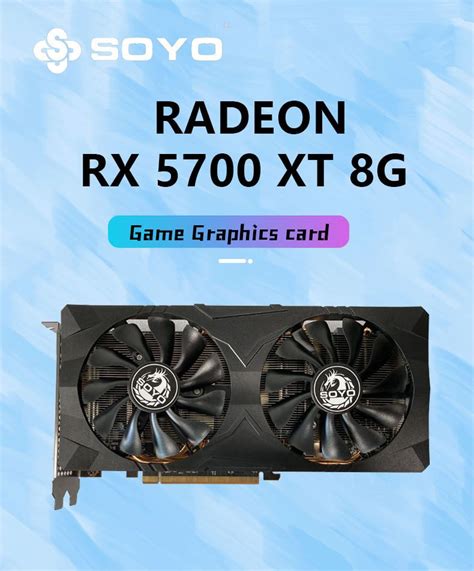 Видеокарта SOYO Radeon RX 5700 XT 8 ГБ GDDR6 купить по низким ценам