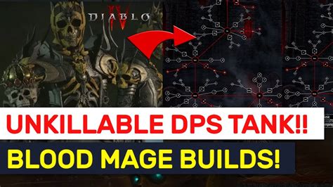 Diablo Blood Mage Necromancer Unkillable Tank Dps Build Youtube