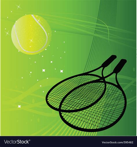 Tennis background Royalty Free Vector Image - VectorStock