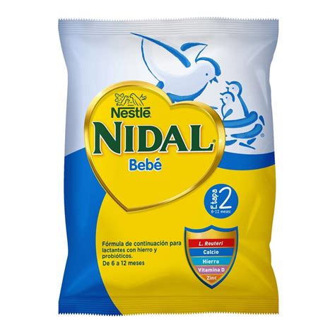 Fórmula Para Lactantes Nestlé Nidal Etapa 2 De 6 A 12 Meses 120 G Walmart En Línea