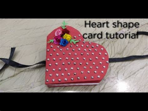 Heart Shape Card Tutorial How To Make Heart Shape Card