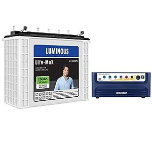 Luminous Inverter Battery Combo Hercules Pure Sine Wave Va