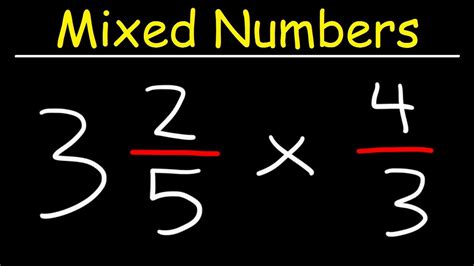 How To Do Mixed Number Multiplication