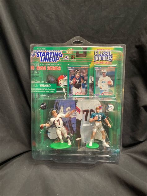 1998 Kenner Starting Lineup Classic Doubles John Elway Dan Marino