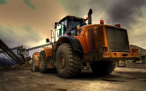 Cat Backhoe Wallpaper