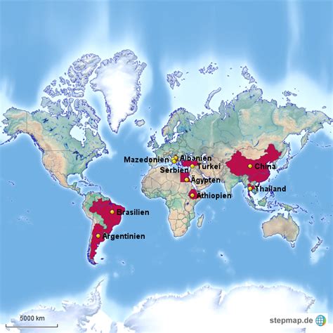 Stepmap Entwicklungsländer Landkarte Für Welt