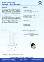 Sensor de presión relativa 101B A19G BCM SENSOR TECHNOLOGIES bv