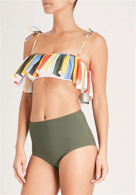 Tory Burch Tie Dye Balloon Flounce Bikini Top From Sunny Days