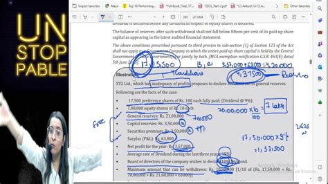 Cs Executive Company Law Revision Class 13dividend Mission June