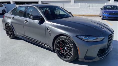 Tour The 2022 M3 Competition Xdrive In Individual Frozen Dark Grey 4k