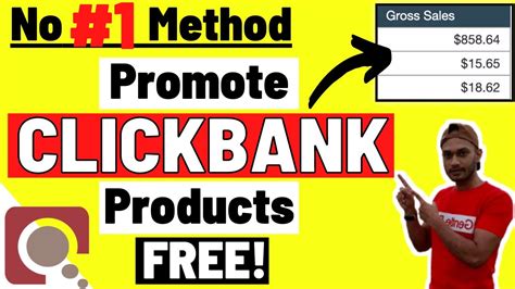 No 1 Method To Promote Clickbank Products For Free Complete