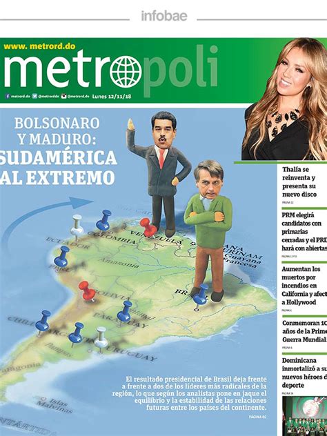 Metropoli República Dominicana Lunes 12 De Noviembre De 2018 Infobae