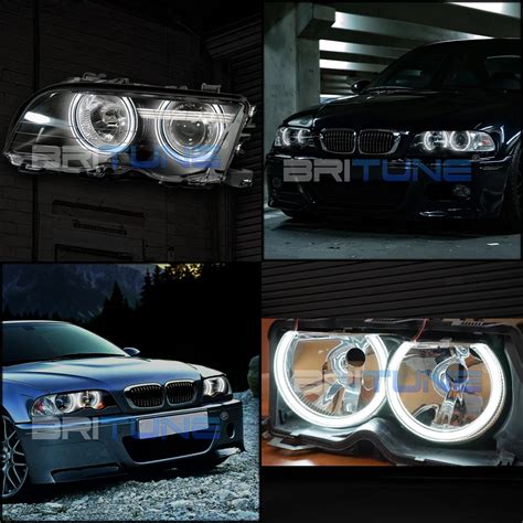 ★☆【格安 】bmw エンジェルledライト Drl ヘッドライト デイライト Dtm 3シリーズ E46 M3 E39 E36 131mm Plus 146mm Y ☆★