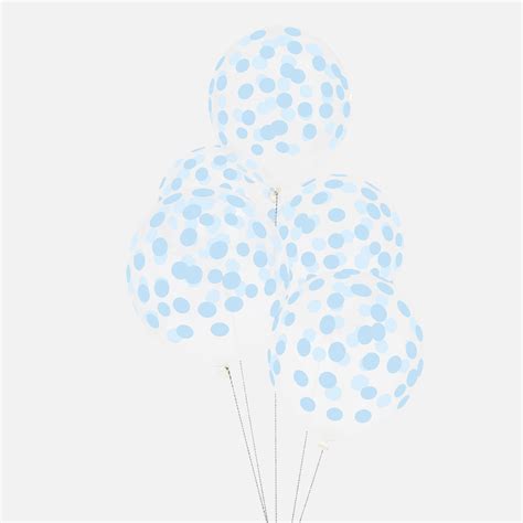 Confetti Balloons - Light Blue | Uniqdays