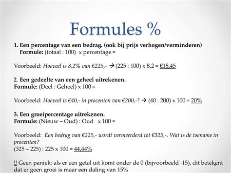 Ntroduire Imagen Procenten Berekenen Formule Fr Thptnganamst Edu Vn