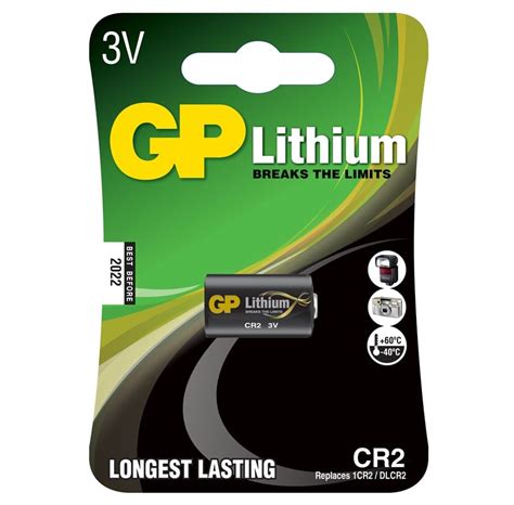 GP CR 2 1-pack Lithium Photo Kamerabatterie CR2 Li | Günstig