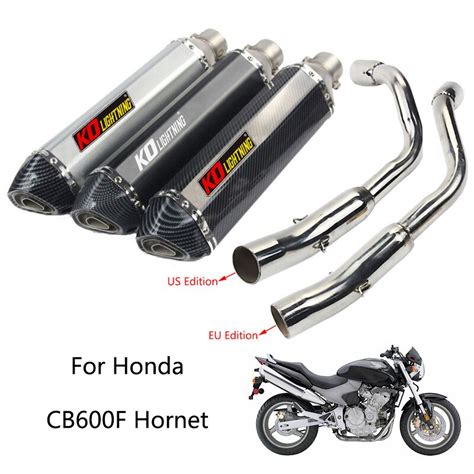 Auspuff System F R Honda Cb F Hornet Motorrad Header Rohr Mm