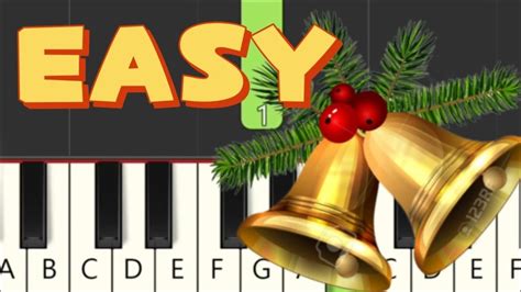 EASY1 5 Jingle Bells Fast Medium Slow One Hand Beginner Piano