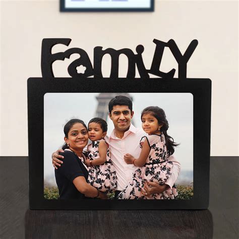 Family Photo Printed Wooden Frame - GB eCart Print Shop