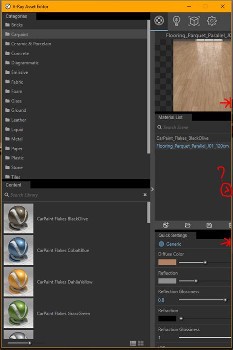 Vray Asset Editor Window Not Showing Fully Page V Ray Mcneel Forum