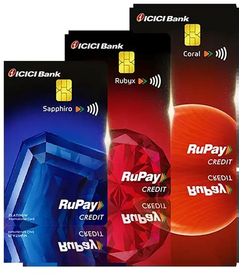 icici bank rupay credit cards