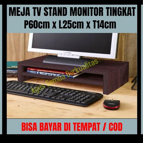 Jual Stand Monitor Rak Meja Laptop Dudukan Alas Tatakan Layar Tv