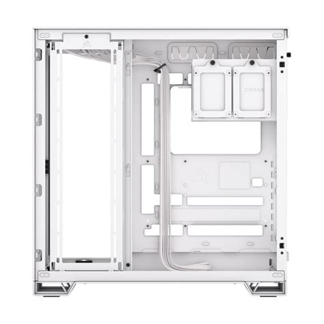 Corsair 6500x Tempered Glass Mid Tower Dual Chamber Atx Case — White — Best Deals At Progenix