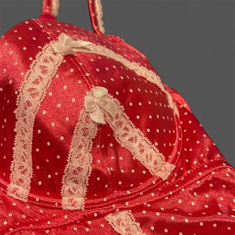 Pink Polka Dot Babydoll Dress Babydoll Lingerie Depop