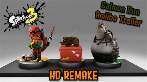 Splatoon 3 Salmon Run Amiibo Reveal Trailer Hd Remake Youtube