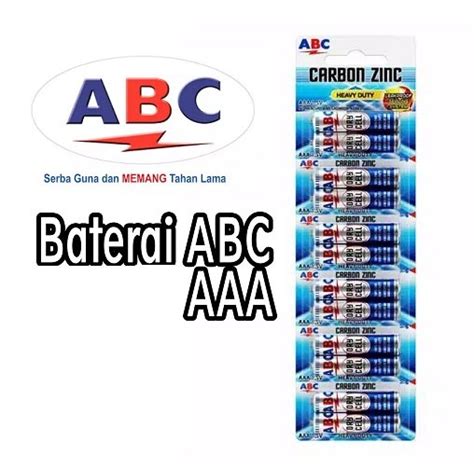 Jual BATERAI ABC AAA 1 5V BIRU R03 1 PACK ISI 12 PCS Di Lapak Sinar