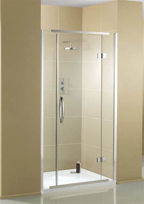 Aquadart Inline Recess Hinged Shower Door 1200mm AQ1013