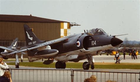 Xz457 Royal Navy Bae Sea Harrier Frs1 Aircraft Coded 104 Flickr