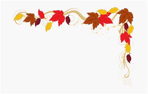 Fall Border Png - Fall Leaves Corner Border, Transparent Png , Transparent Png Image - PNGitem