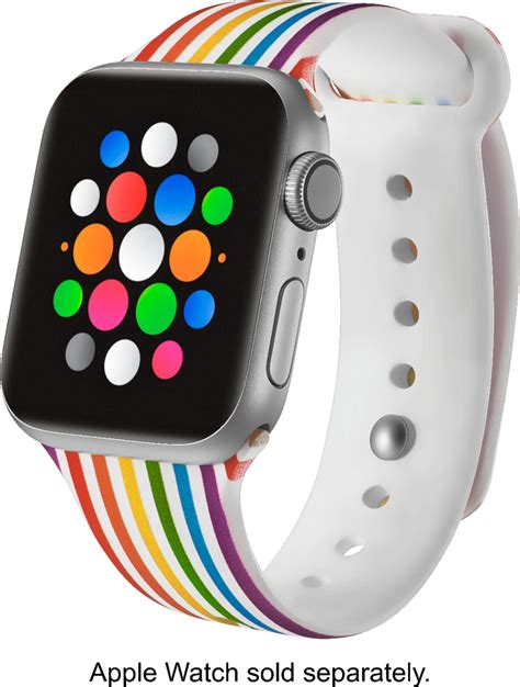 Best Buy Modal Active Silicone Band For Apple Watch Mm Mm Mm