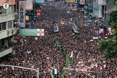 Hong Kong Protests Scale Of The March In Photos Bbc News Hong Kong